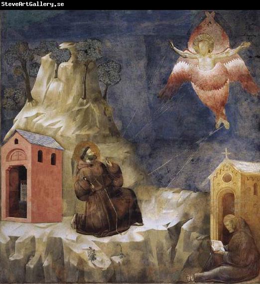 GIOTTO di Bondone Stigmatization of St Francis